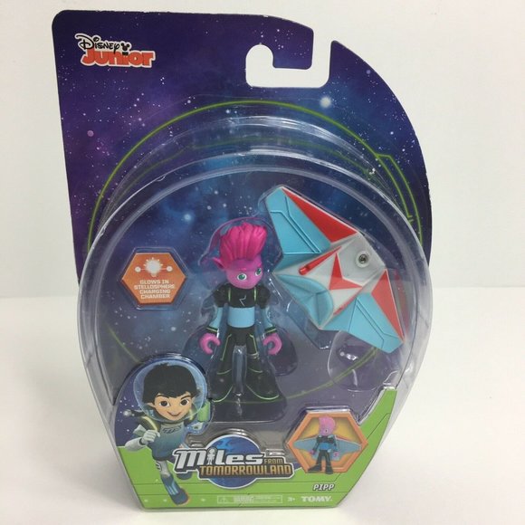 Disney Junior Miles From Tomorrowland Pip Action Figure Tomy Pink Space 3" New - Picture 10 of 12